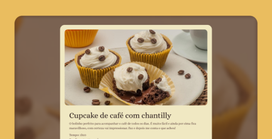 imagem de uma pagina de receita